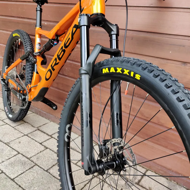 2022 Orbea Occam H30 Trail Aluminium Full Suspension MTB Orange-Black Large-2