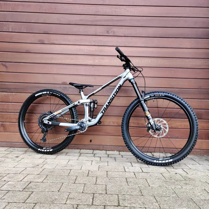 2022 Transition Sentinel Alloy GX Mountain Bike Platinum Silver