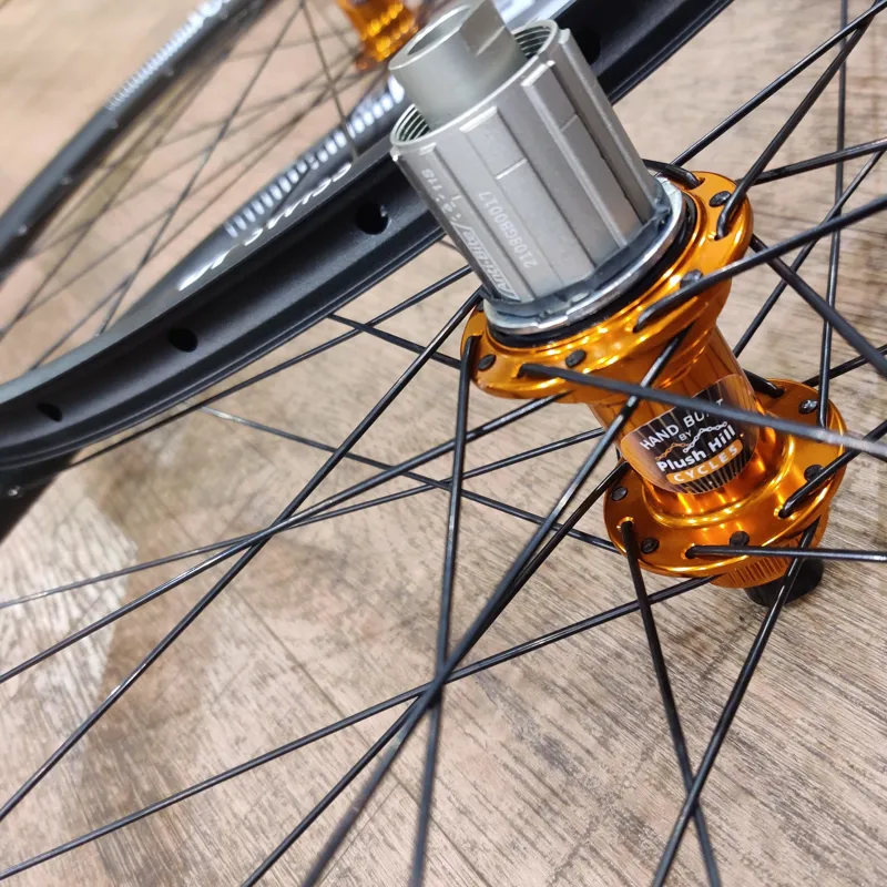 DT Swiss GR531 on Orange Bitex Hubs Handbuilt Gravel 700c Wheelset-2