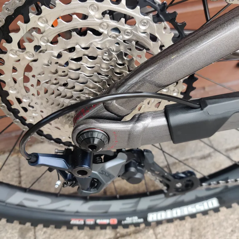 Orbea Occam H20 LT Aluminium Full Suspension MTB Anthracite Glitter - Candy Red Large-6