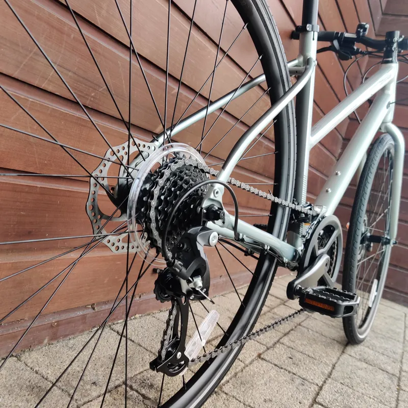 Cannondale Quick Disc 5 Remixte Hybrid Bike in Grey-4