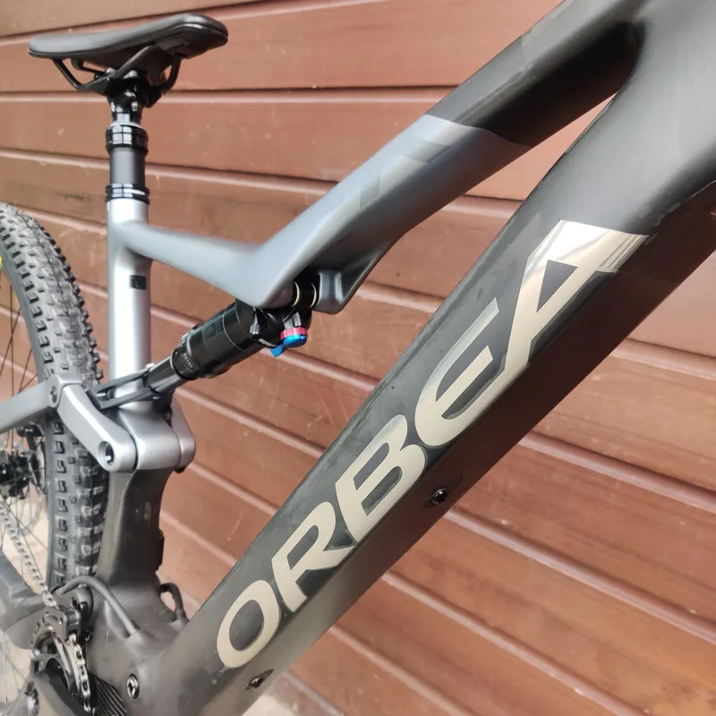 2023 Orbea Rise M20 Carbon Electric MTB Carbon/Grey 540wh battery-7