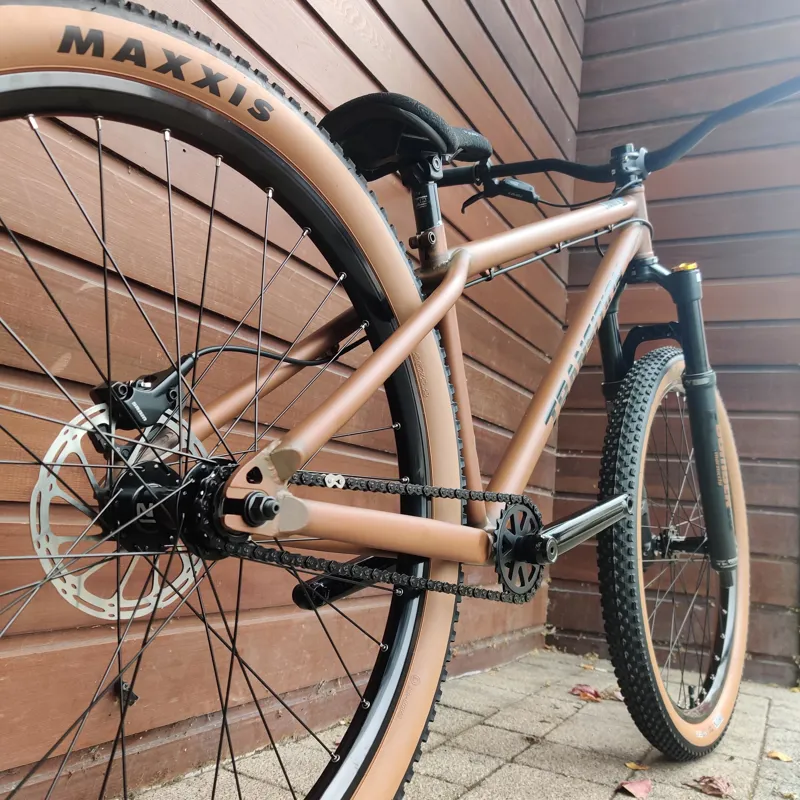 2023 Transition PBJ Steel Hardtail Complete Bike Transparent Copper Large-2