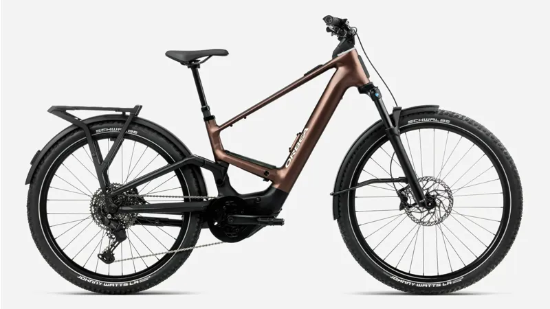 2027 Orbea Muga 30 Hybrid Electric Bike - Rust/Diamond Black Matt