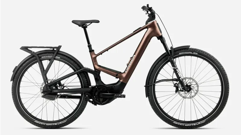 2027 Orbea Muga 10 Hybrid Electric Bike - Rust/Diamond Black Matt