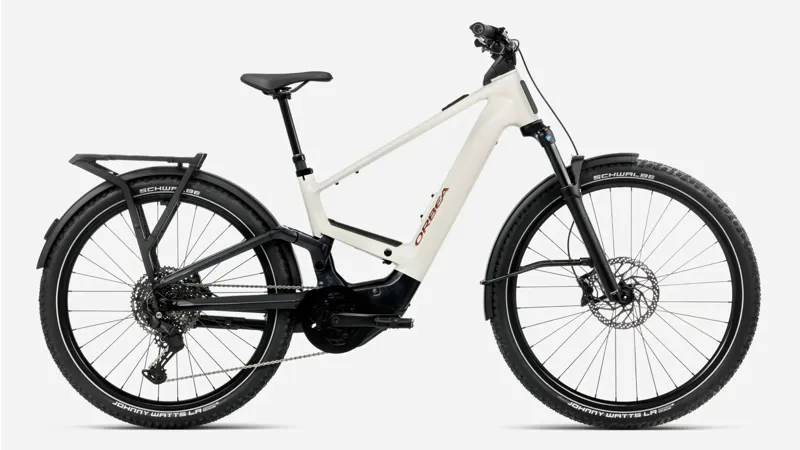 2027 Orbea Muga 30 Hybrid Electric Bike - Ivory White/Black