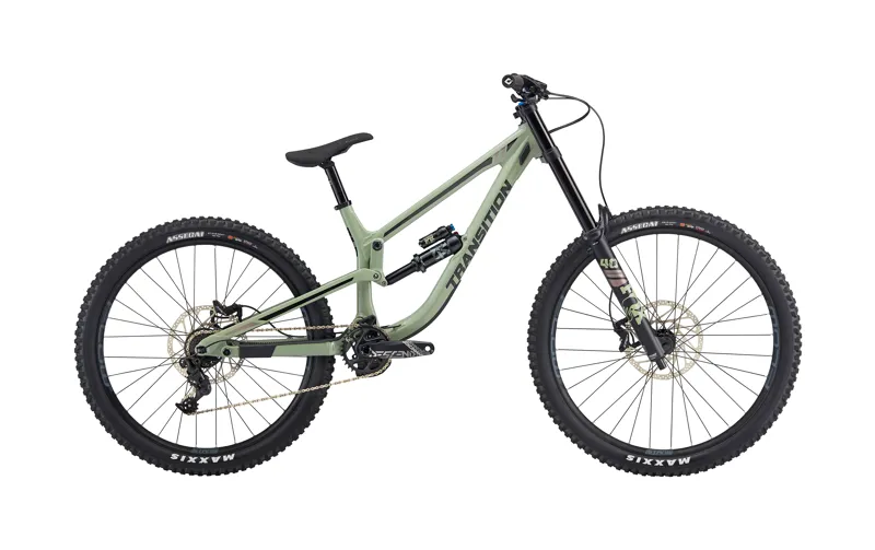 2023 Transition TR11 Alloy DH Complete MTB Downhill Bike Misty Green-1