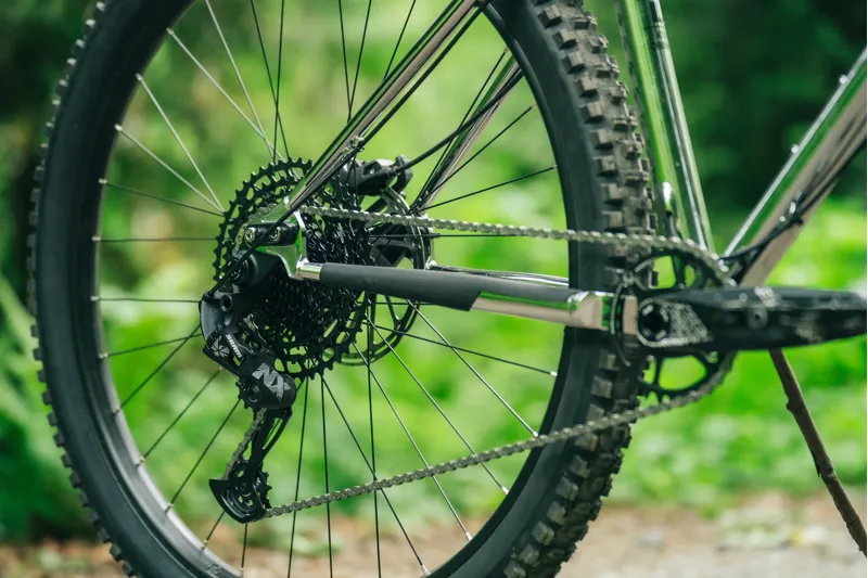 Transition TransAm Steel Hardtail MTB Complete Bike Chrome-4