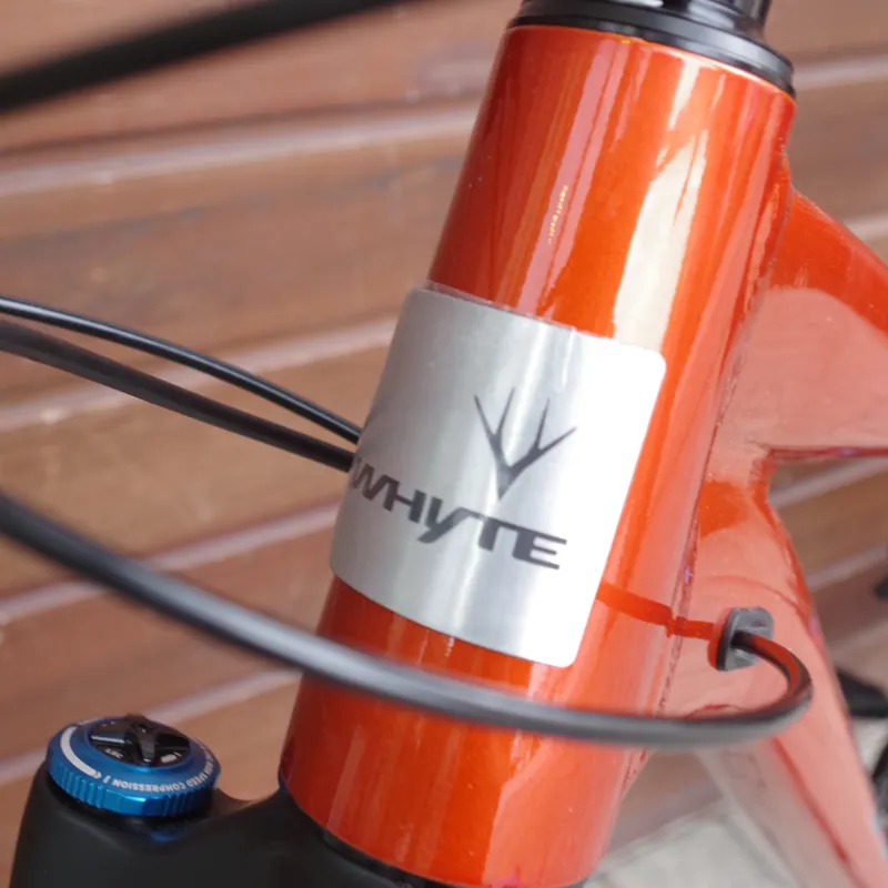 2026 Whyte T-140 RS Full Suspension Mountain Bike Tiger orange-9