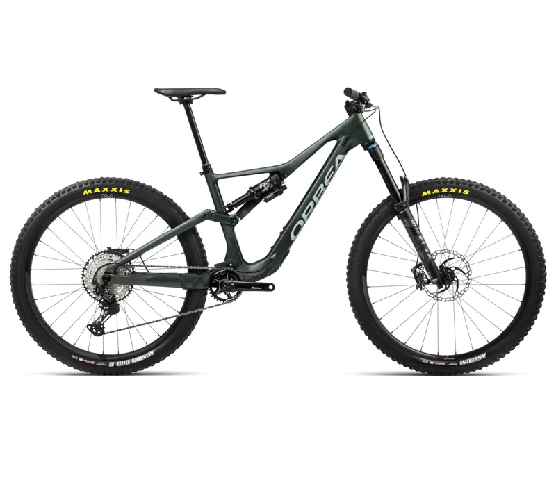 Orbea Rallon M10 Mountain Bike In Forest Green Carbon/Blue Stone-2