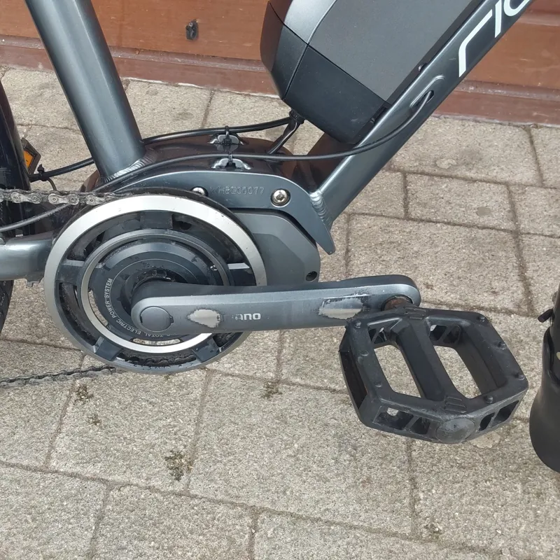 Preloved Ridgeback Cyclone Steps Electric Bike Grey