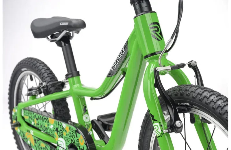 2027 Ridgeback MX16 Kids Bike in Go Go Green-2