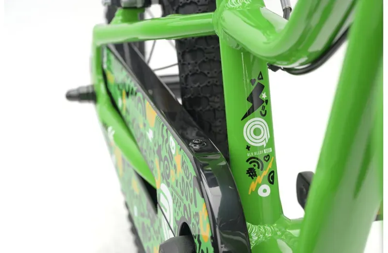 2027 Ridgeback MX16 Kids Bike in Go Go Green-3