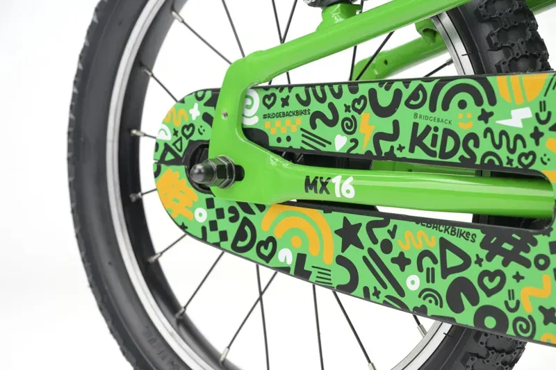 2027 Ridgeback MX16 Kids Bike in Go Go Green-5
