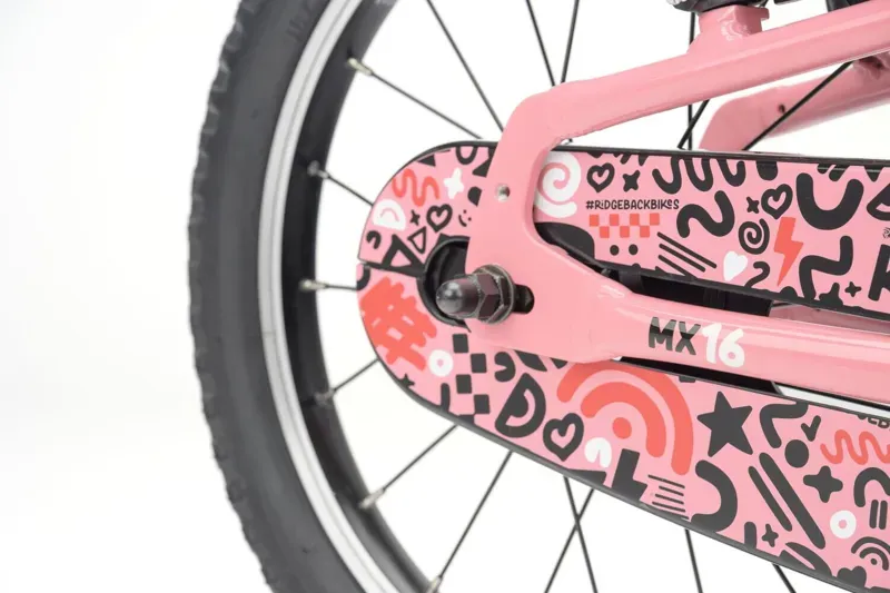 2027 Ridgeback MX16 Kids Bike in Polly Pink-4