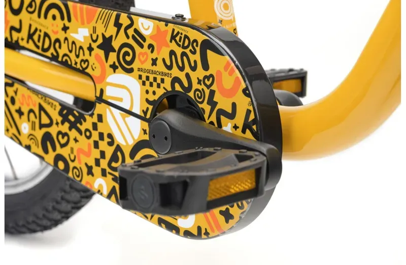 2027 Ridgeback MX16 Kids Bike in Yeehaw Yellow-4