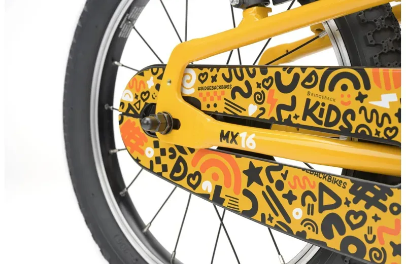 2027 Ridgeback MX16 Kids Bike in Yeehaw Yellow-5