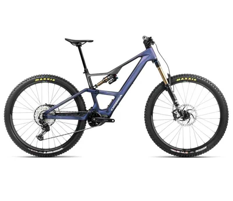 Orbea Rise LT M10 630w Electric Mountain Bike Tanzanite Carbon - Carbon Raw Matt-4