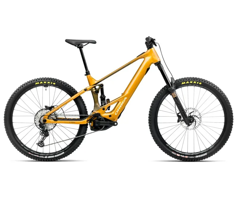 Orbea Wild H20 Electric Mountain Bike Yellow Olive Green