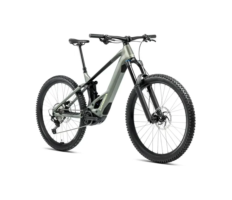 Orbea Wild H20 Electric Mountain Bike Spaceship Green-Black Matt-1