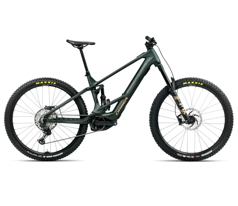 Orbea Wild M10 Eletric Mountain Bike Green Carbon View Matt