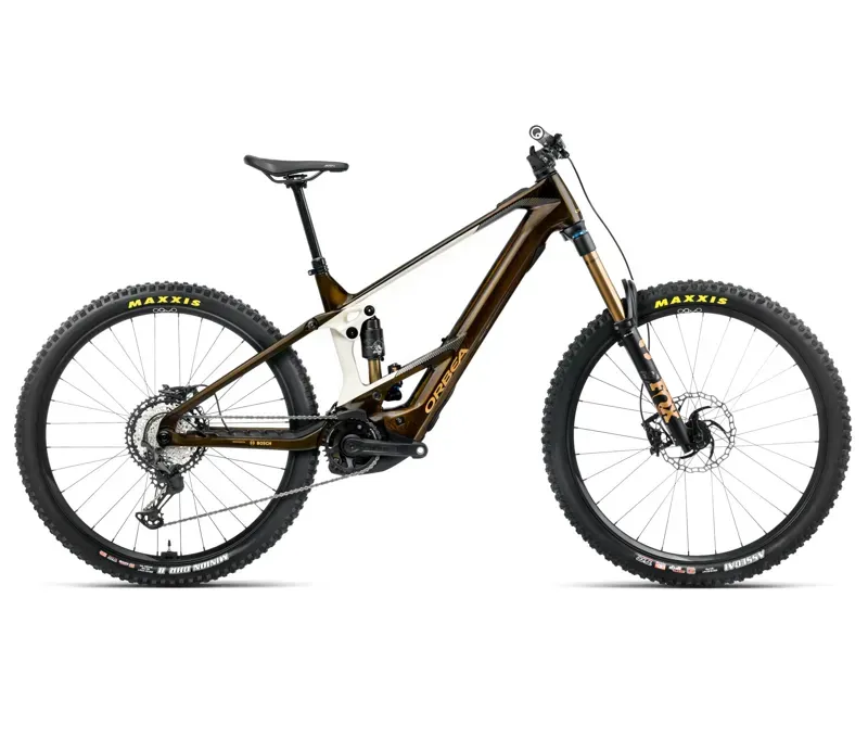 Orbea Wild M- Team Electric Mountain Bike Caramel-White Matt