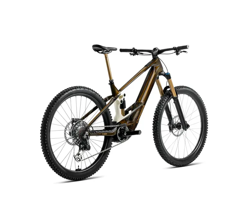 Orbea Wild M- Team Electric Mountain Bike Caramel-White Matt-2