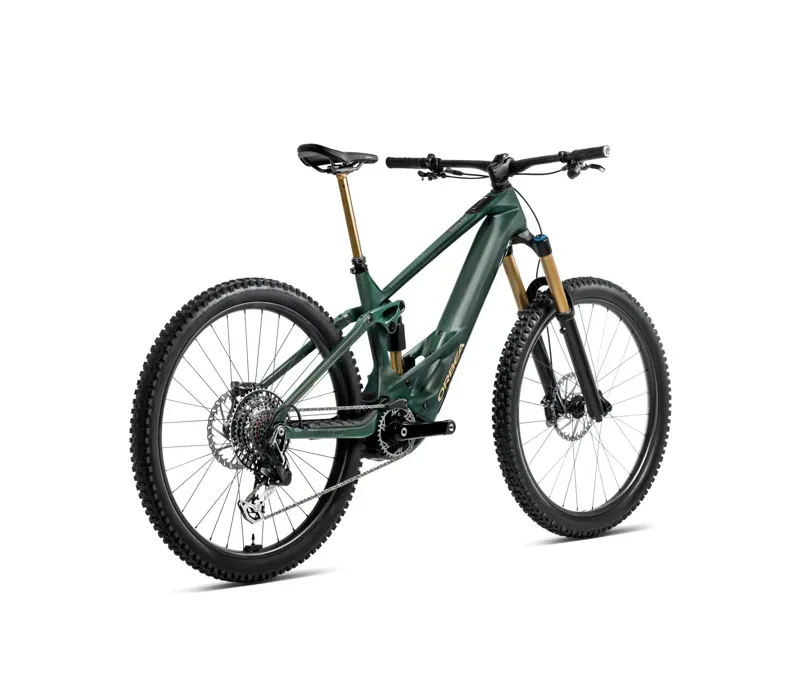 Orbea Wild M10 Eletric Mountain Bike Green Carbon View Matt-2