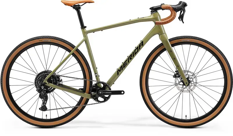 2027 Merida Silex 200 Gravel Bike - Low Key Green Black
