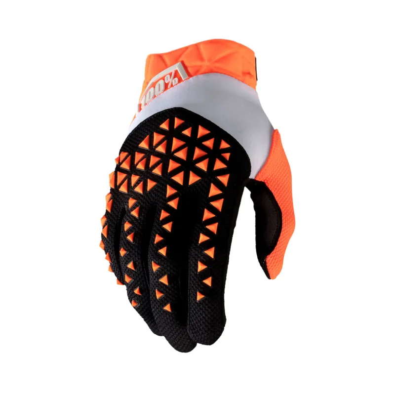 100 Percent Airmatic Glove Orange/ Black