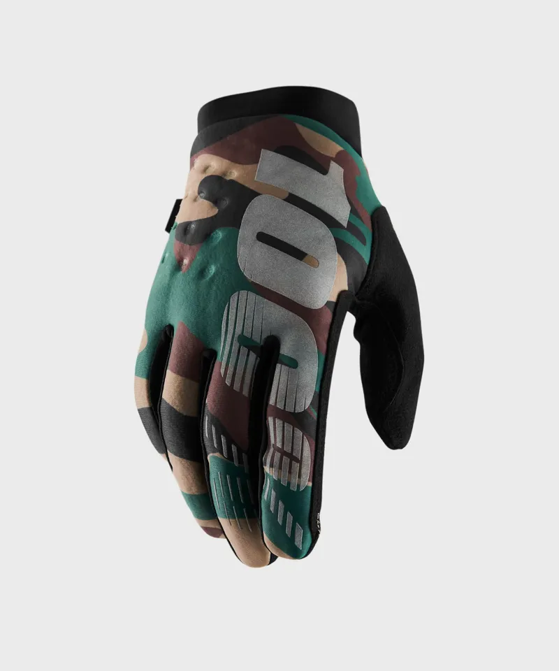 100 Percent Brisker Cold Weather Youth Glove Camo/ Black
