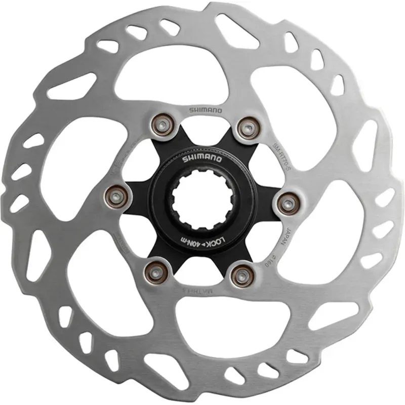ROTOR SMRT70 Internal C/Lock 160mm Silver/ Black centre lock 