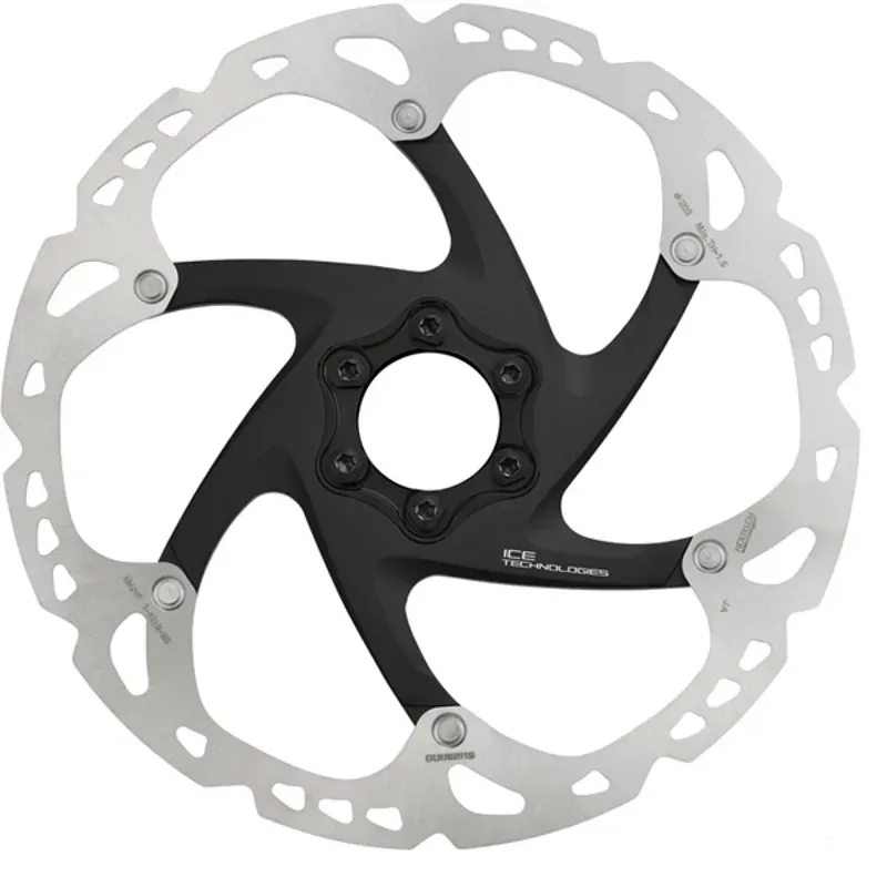 ROTOR SMRT86 6 Bolt 203mm Silver/ Black 6-bolt - 203 mm