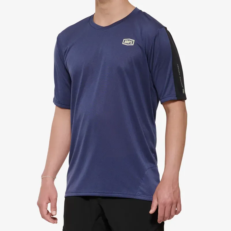 100% Ridecamp Short Sleeve Jersey in Indigo