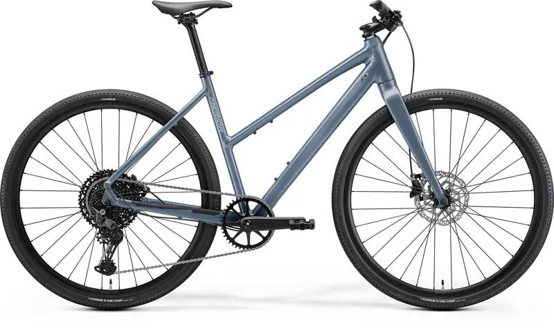 2027 Merida Speeder 300 Women's Gravel Bike - Steel Blue Silver