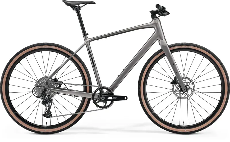 2027 Merida Speeder 500 Hybrid Bike - Grey/Black