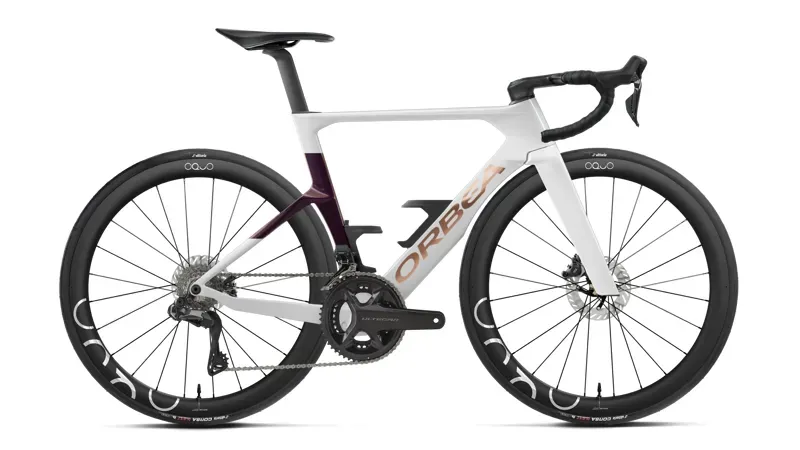 2027 Orbea Orca Aero M20i LTD Road Bike - Golden Off White/Sunset