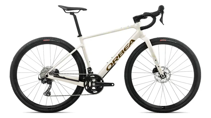 2027 Orbea Terra H30 Gravel Bike - Ivory White/Olive Green