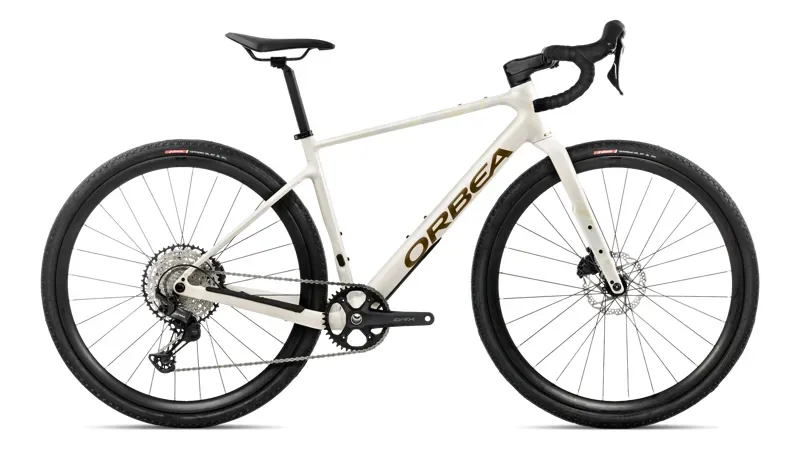 2027 Orbea Terra H30 1X Gravel Bike - Ivory White/Olive Green