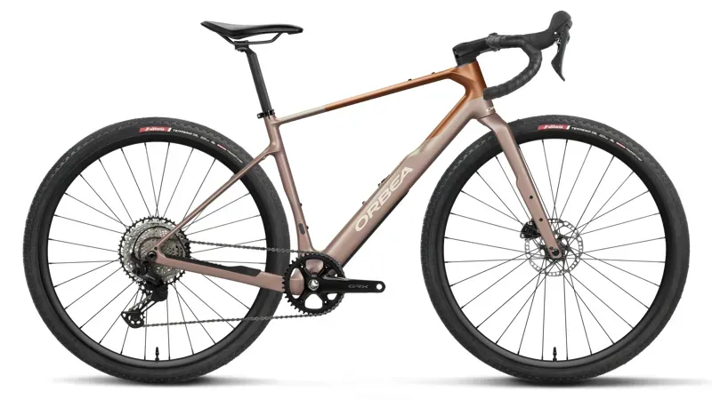 2027 Orbea Terra M30 TEAM 1x Gravel Bike - Nickel Matt/Cinamon Matt