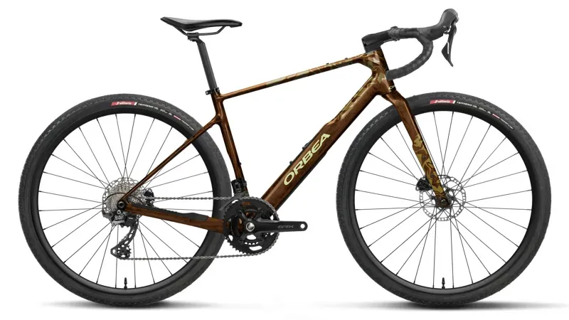 2027 Orbea Terra M30 Team Gravel Bike - Caramel Carbon View