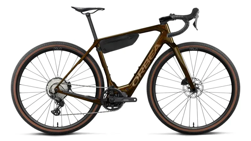 2027 Orbea Denna M30 Electric gravel Bike - Caramel Carbon View/Golden Sand