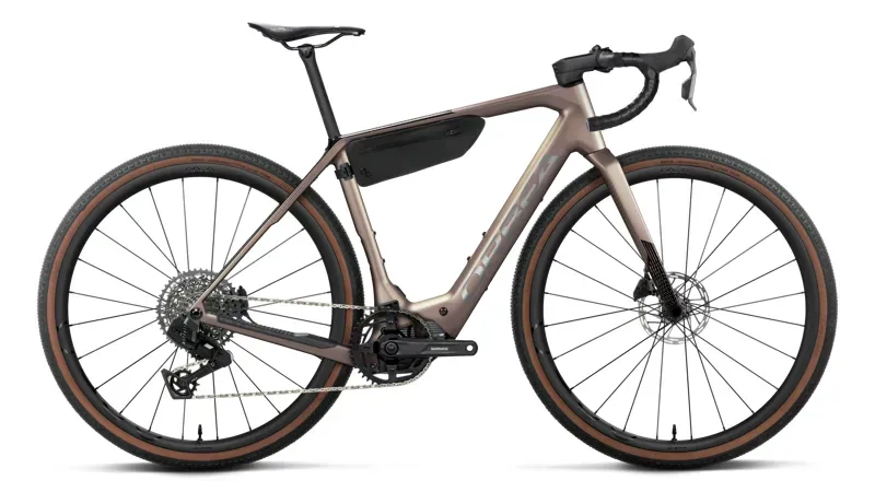 2027 Orbea Denna M31e Electric Gravel Bike - Nickel Matt/Carbon Raw