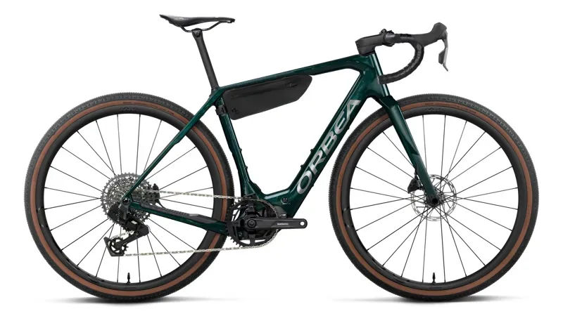 2027 Orbea Denna M31e Electric Gravel Bike - Escape Green/Foggy Matt