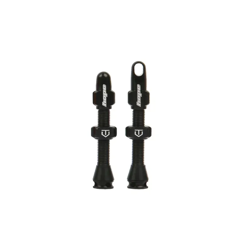 Tubeless Valve Pair - 40mm - Black