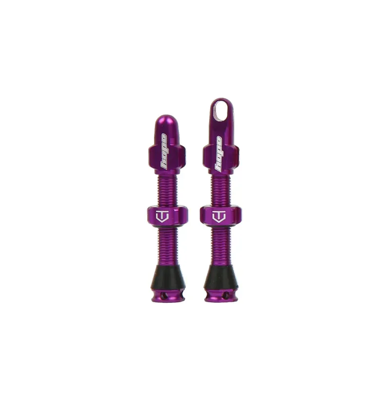 Tubeless Valve Pair - 40mm - Purple