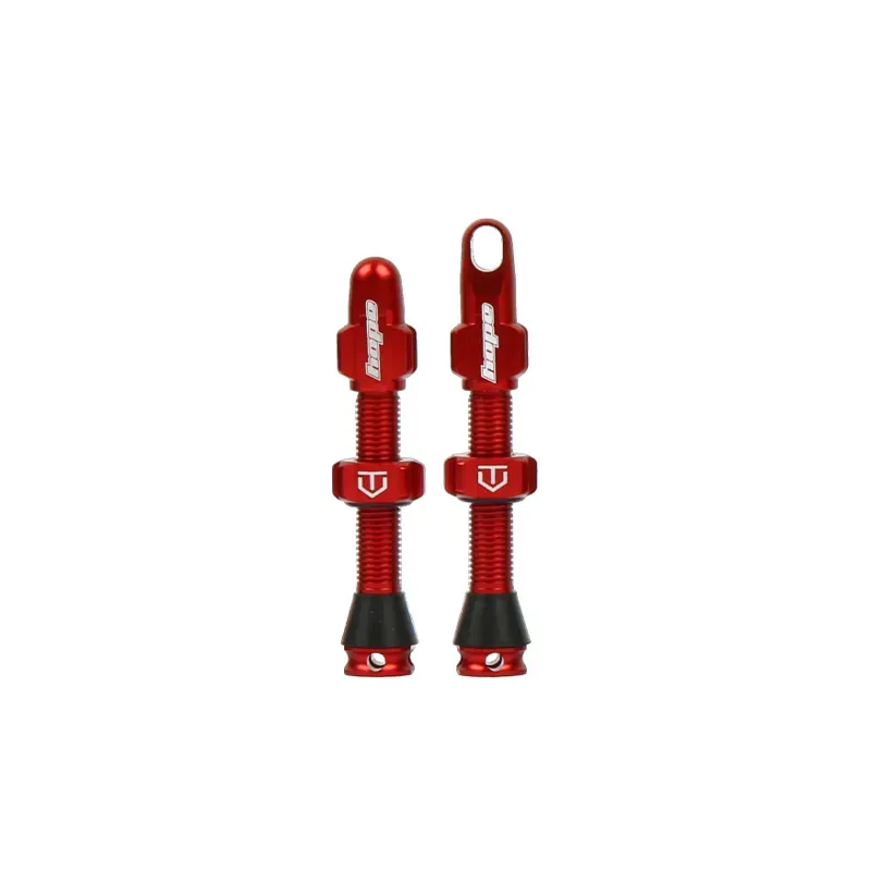 Hope Tubeless Valve Pair - 40mm - Red